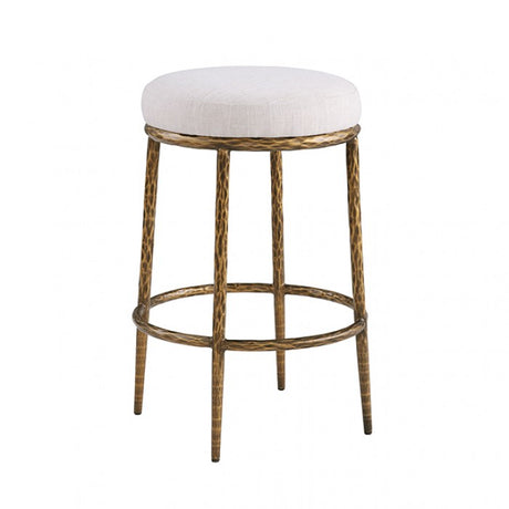 Rilva Matte Gold Counter Height Stool by Furniture of America at Eve Furniture
