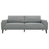 Rilynn 2-piece Upholstered Track Arm Sofa Set Grey by Coaster at Eve Furniture