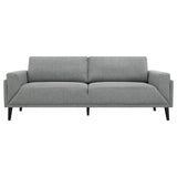 Rilynn 2-piece Upholstered Track Arm Sofa Set Grey by Coaster at Eve Furniture