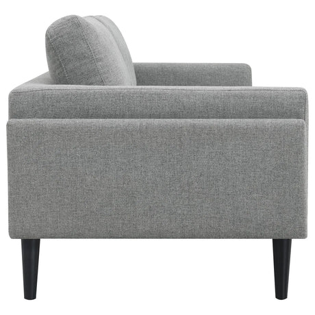 Rilynn 2-piece Upholstered Track Arm Sofa Set Grey by Coaster at Eve Furniture
