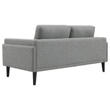 Rilynn 2-piece Upholstered Track Arm Sofa Set Grey by Coaster at Eve Furniture