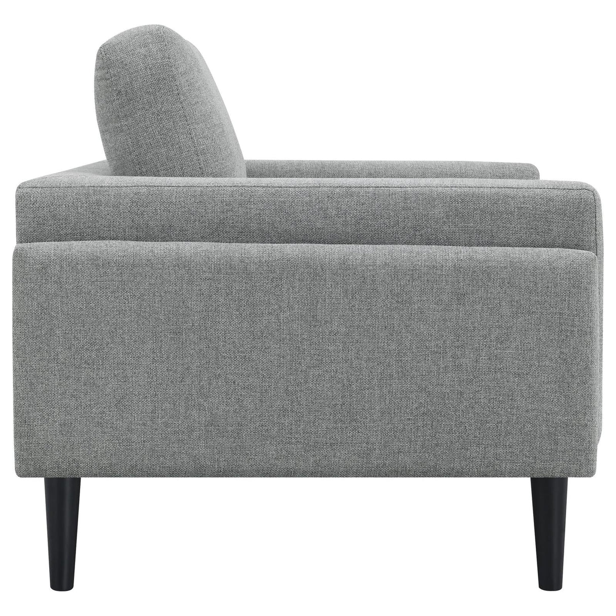 Rilynn Gray Upholstered Track Arms Living Room Set by Coaster at Eve Furniture