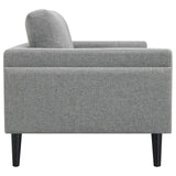 Rilynn Gray Upholstered Track Arms Living Room Set by Coaster at Eve Furniture