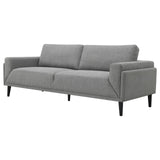 Rilynn Upholstered Track Arm Sofa Grey by Coaster at Eve Furniture
