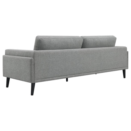 Rilynn Upholstered Track Arm Sofa Grey by Coaster at Eve Furniture