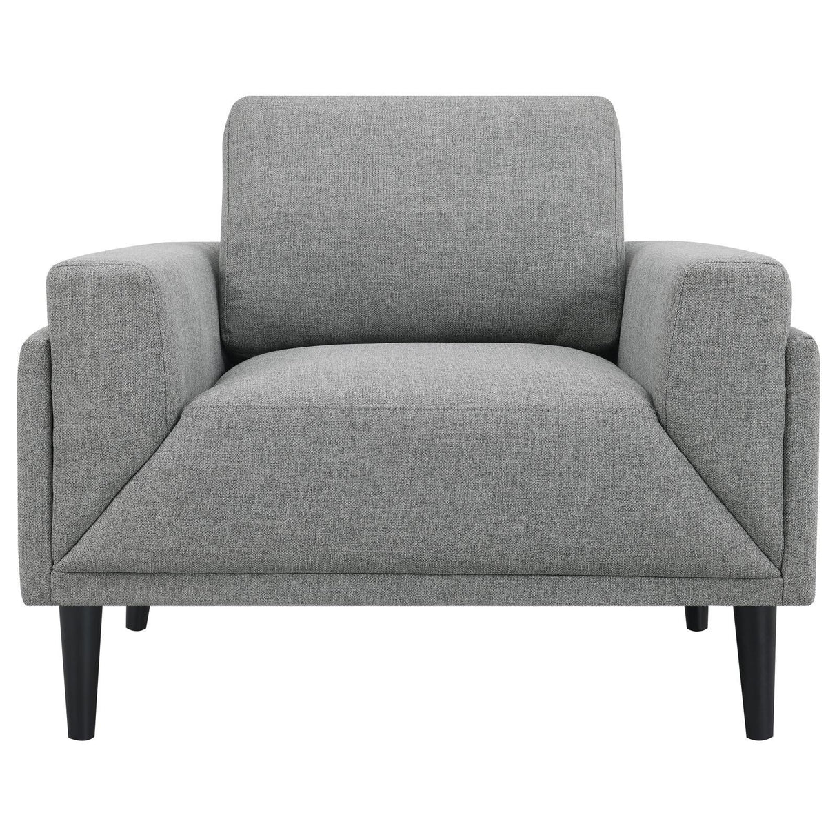 Rilynn Upholstered Track Arms Chair Grey by Coaster at Eve Furniture