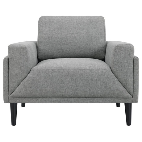 Rilynn Upholstered Track Arms Chair Grey by Coaster at Eve Furniture