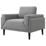 Rilynn Upholstered Track Arms Chair Grey by Coaster at Eve Furniture