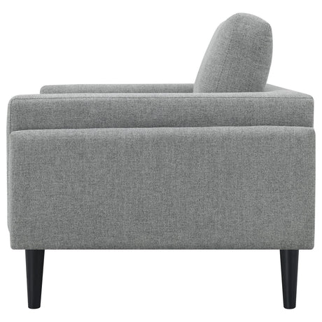 Rilynn Upholstered Track Arms Chair Grey by Coaster at Eve Furniture