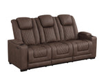 Rima Brown 3-Piece Power Reclining Living Room Set by New Era Innovations at Eve Furniture