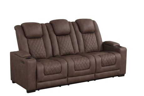 Rima Brown 3-Piece Power Reclining Living Room Set by New Era Innovations at Eve Furniture