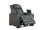 Rima Dark Grey 3-Piece Power Reclining Living Room Set by New Era Innovations at Eve Furniture
