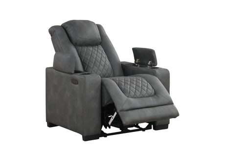 Rima Dark Grey 3-Piece Power Reclining Living Room Set by New Era Innovations at Eve Furniture