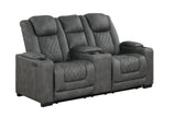 Rima Dark Grey 3-Piece Power Reclining Living Room Set by New Era Innovations at Eve Furniture
