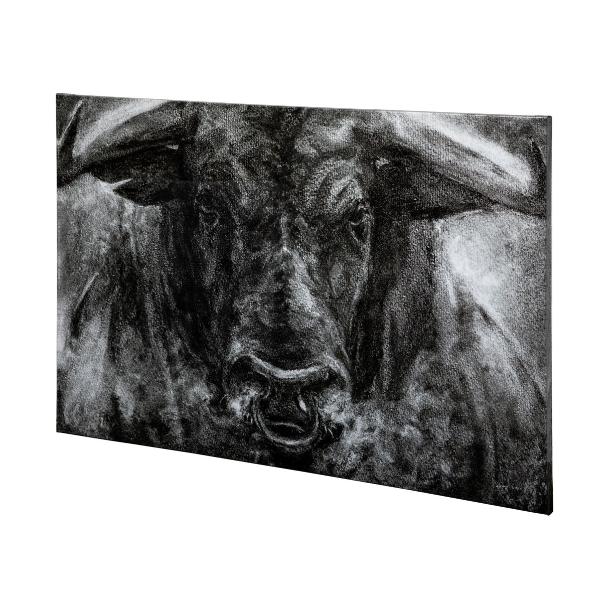 Ringo by Mercana Studio a Hand Embellished Textured Canvas by Mercana at Eve Furniture