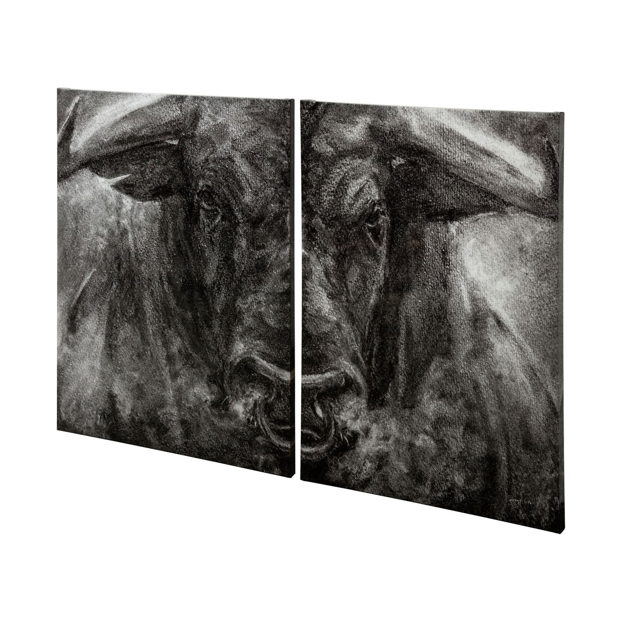 Ringo by Mercana Studio a Hand Embellished Textured Canvas by Mercana at Eve Furniture