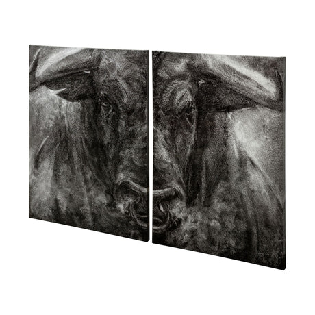 Ringo by Mercana Studio a Hand Embellished Textured Canvas by Mercana at Eve Furniture