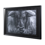 Ringo by Mercana Studio a Hand Embellished Textured Framed Art Print Matted under Glass by Mercana at Eve Furniture
