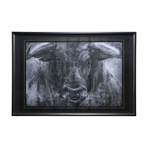 Ringo by Mercana Studio a Hand Embellished Textured Framed Art Print Matted under Glass by Mercana at Eve Furniture