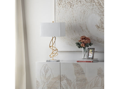 Ringo Gold/Grey Table Lamp by Crestview at Eve Furniture