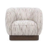 Rinner Cocoa Cream Swivel Chair by Classic Home at Eve Furniture