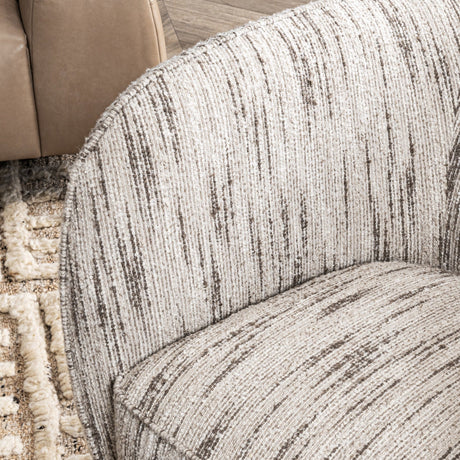 Rinner Swivel Chair - Cocoa Cream by Classic Home at Eve Furniture