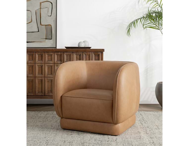 Rinner Tan Accent Chair by Classic Home at Eve Furniture