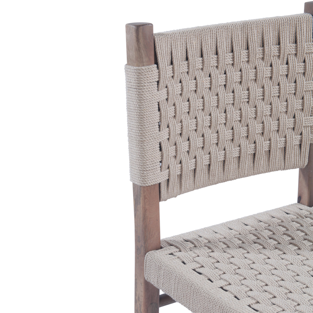 Rio 18" Dining Chair with Rope Seat and Back