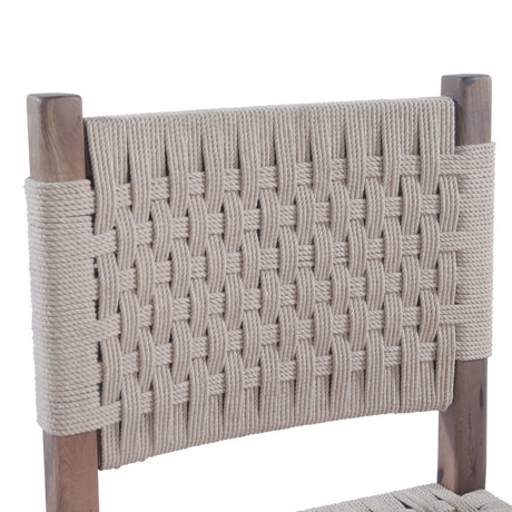 Rio 18" Dining Chair with Rope Seat and Back by Home Trends & Design at Eve Furniture