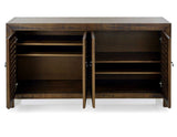 Rio 4-Door Accent Cabinet, Mocha