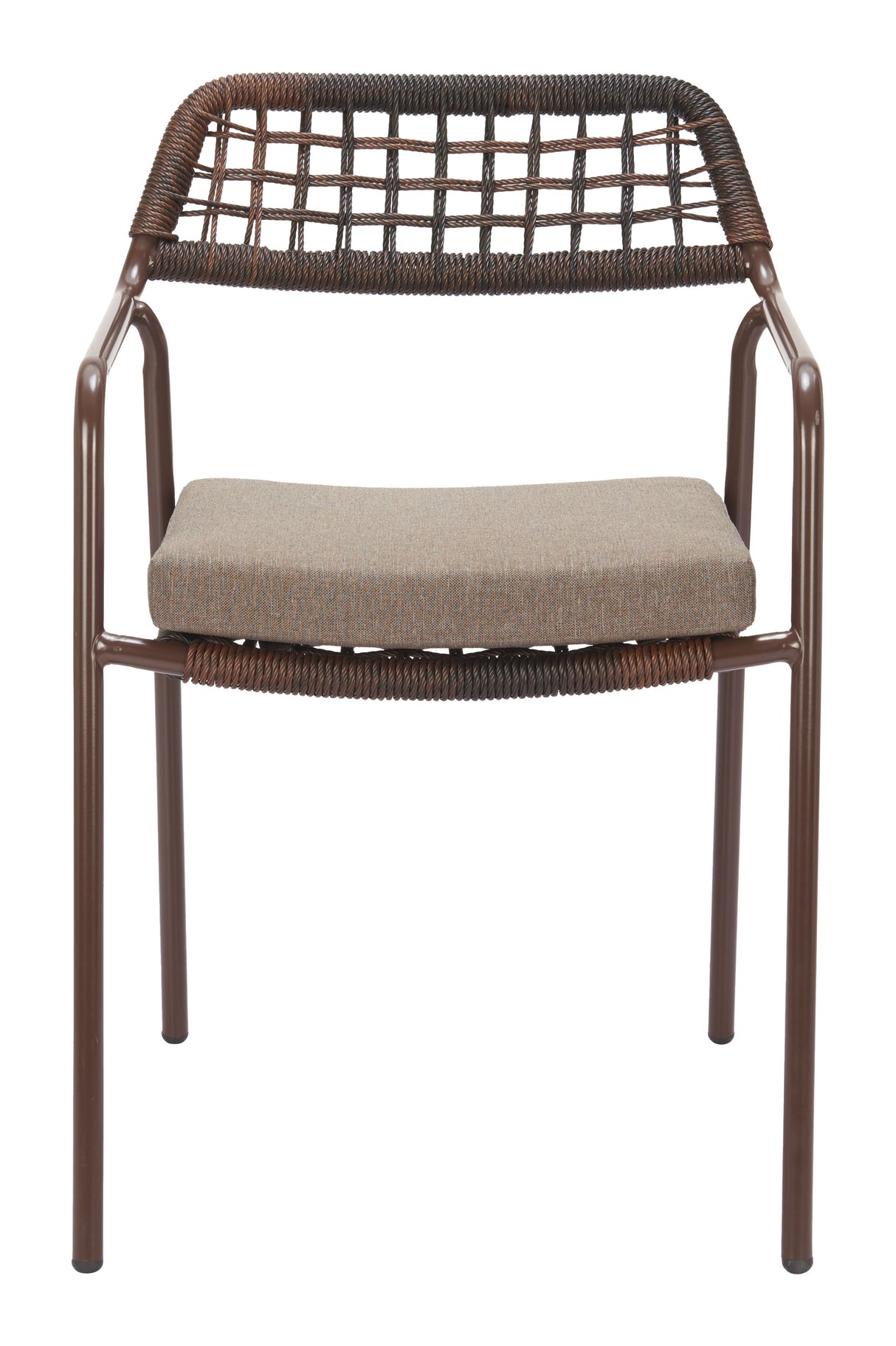 Rio Brown Outdoor Dining Chair (Set of 2) by Zuomod at Eve Furniture