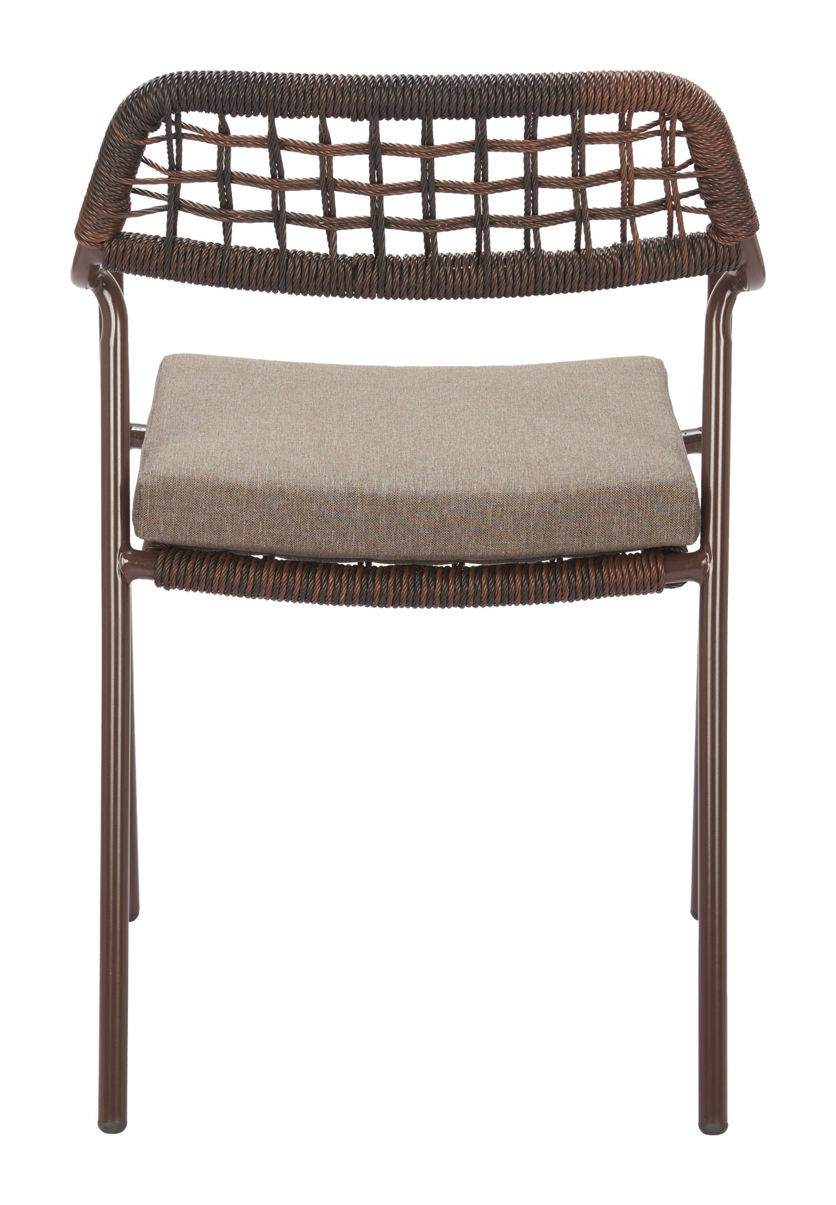 Rio Brown Outdoor Dining Chair (Set of 2) by Zuomod at Eve Furniture