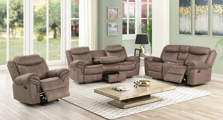 Rio Grande Brown Reclining Living Room Set by New Era Innovations at Eve Furniture