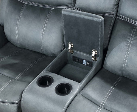 Rio Grande Grey Reclining Living Room Set by New Era Innovations at Eve Furniture