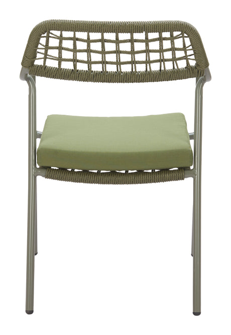 Rio Green Outdoor Dining Chair (Set of 2) by Zuomod at Eve Furniture
