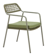 Rio Green Outdoor Dining Chair (Set of 2) by Zuomod at Eve Furniture