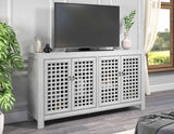 Rio Gray 4-Door Accent Cabinet by Steve Silver at Eve Furniture