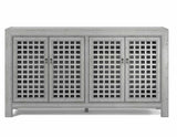 Rio Gray 4-Door Accent Cabinet by Steve Silver at Eve Furniture