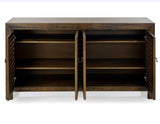 Rio Mocha 4-Door Accent Cabinet by Steve Silver at Eve Furniture