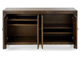 Rio Mocha 4-Door Accent Cabinet by Steve Silver at Eve Furniture