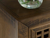Rio Mocha 4-Door Accent Cabinet by Steve Silver at Eve Furniture
