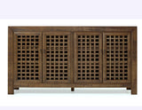 Rio Mocha 4-Door Accent Cabinet by Steve Silver at Eve Furniture