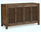 Rio Mocha 4-Door Accent Cabinet by Steve Silver at Eve Furniture