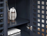 Rio Navy 4-Door Accent Cabinet by Steve Silver at Eve Furniture