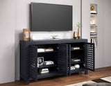 Rio Navy 4-Door Accent Cabinet by Steve Silver at Eve Furniture