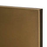 Rios Gold and Red Painted w/ Acid Wash Metal Wall Art by Mercana at Eve Furniture