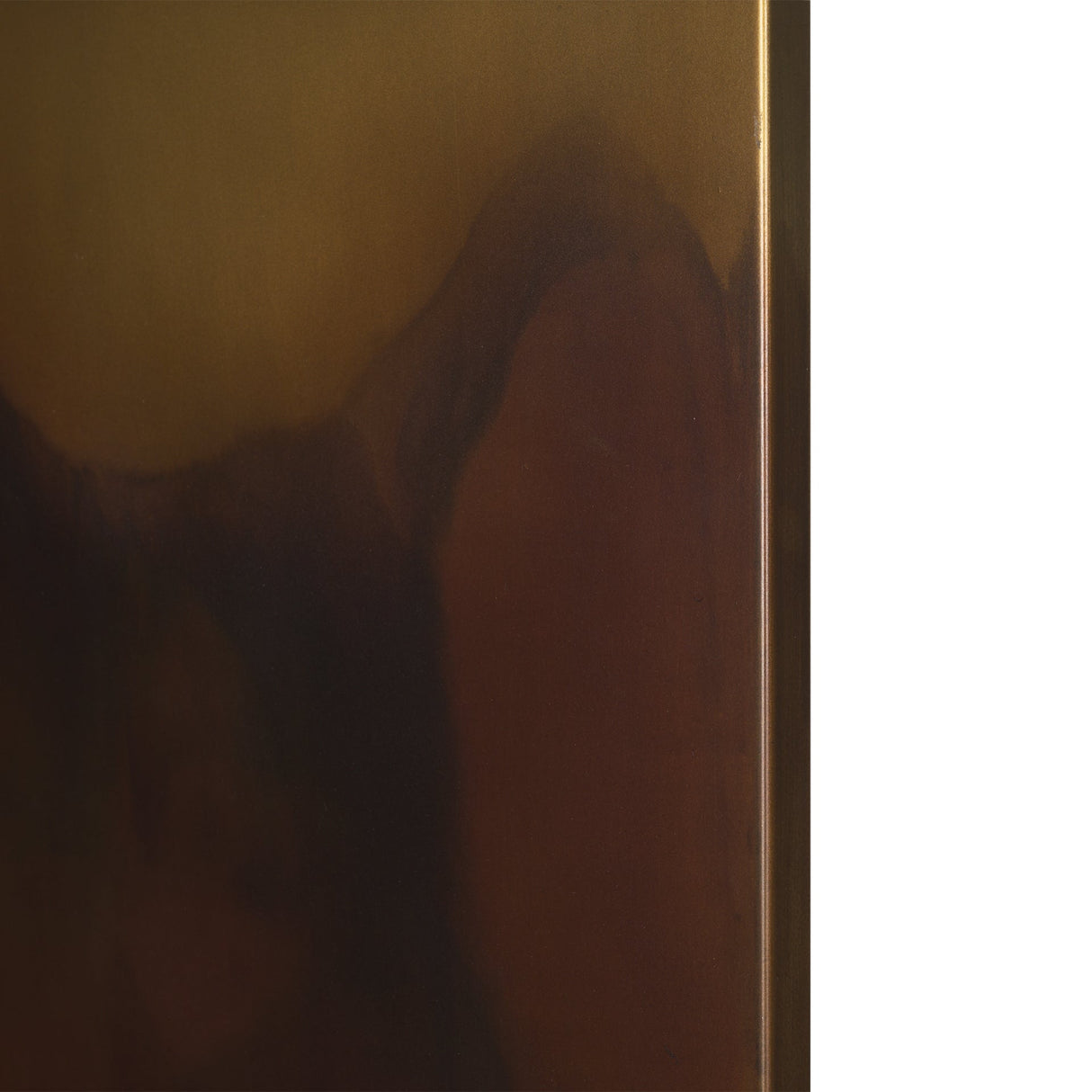 Rios Gold and Red Painted w/ Acid Wash Metal Wall Art by Mercana at Eve Furniture