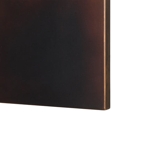 Rios Gold and Red Painted w/ Acid Wash Metal Wall Art by Mercana at Eve Furniture