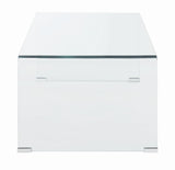 Ripley Clear Rectangular Coffee Table by Coaster at Eve Furniture