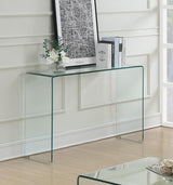 Ripley Clear Rectangular Sofa Table by Coaster at Eve Furniture